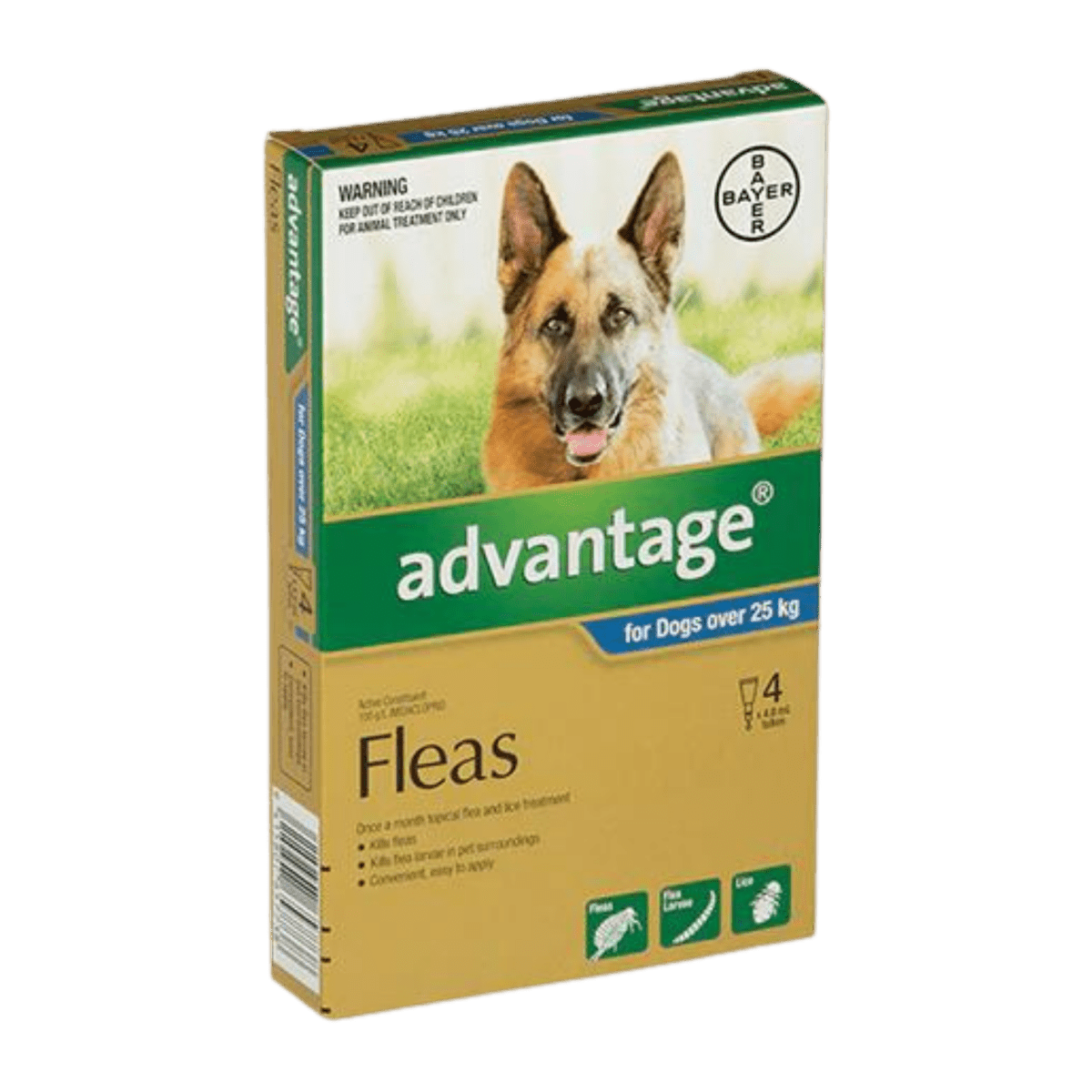 Advantage Flea Treatment for Dogs - 4 Pack - Pet Supply